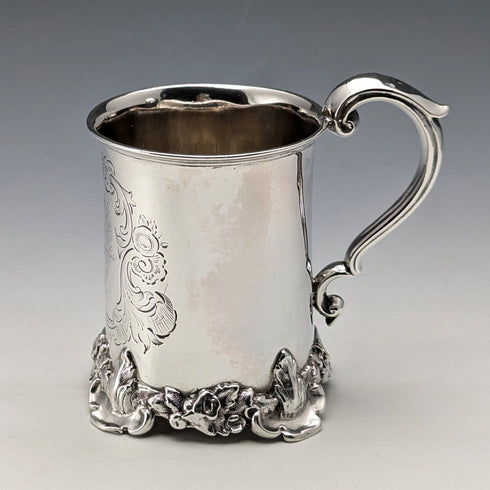 1851年 英国アンティーク 純銀製 マグカップ 149g Henry Wilkinson